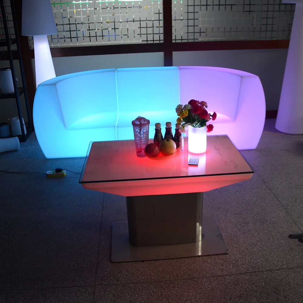 Custom nightclub ktv party LED outdoor bar counter furniture mobile  bar stool and chair cocktail table hookah set for events