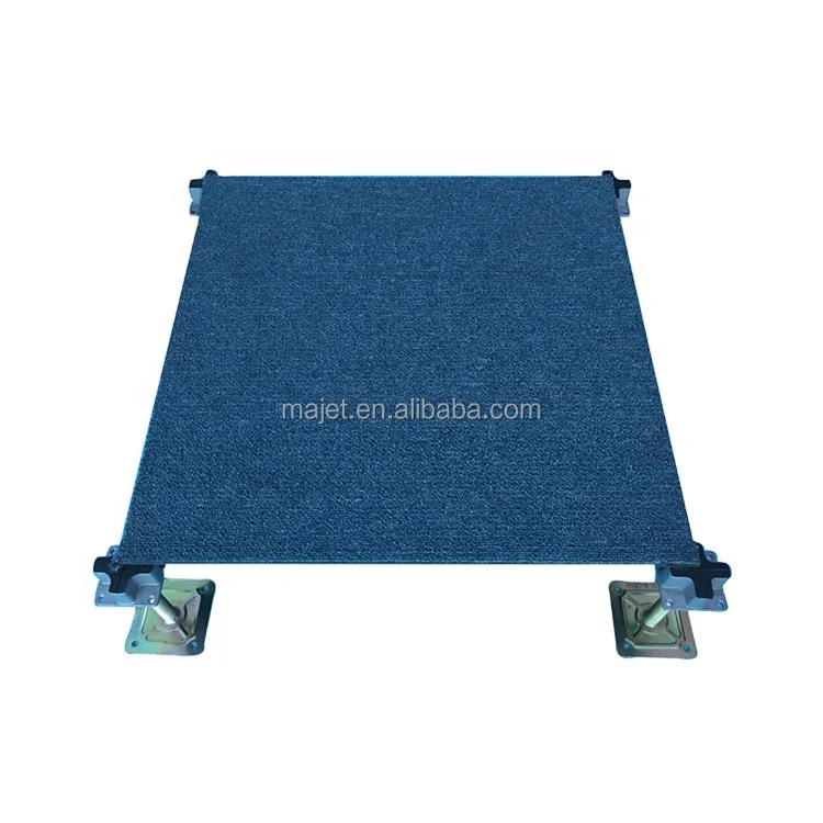 600x600mm Hpl / Pvc Finish Computer Room Raised Access Flooring / Adjustable Pedestals