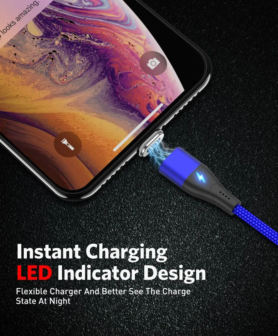 Магнитный зарядный кабель вращающийся магнитный типа c usb для A51-5G Note 20 Ultra S20