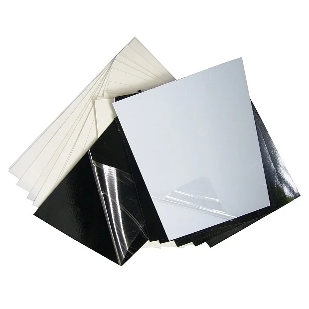 Оптовая продажа черный белый ПВХ доска книга вставка листы для страниц фотоальбома