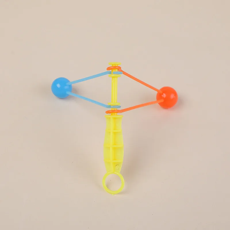 Hot Sale Interesting Pendulum Double Touch Balls Colorful Mini Plastic Toy for Children and Kids