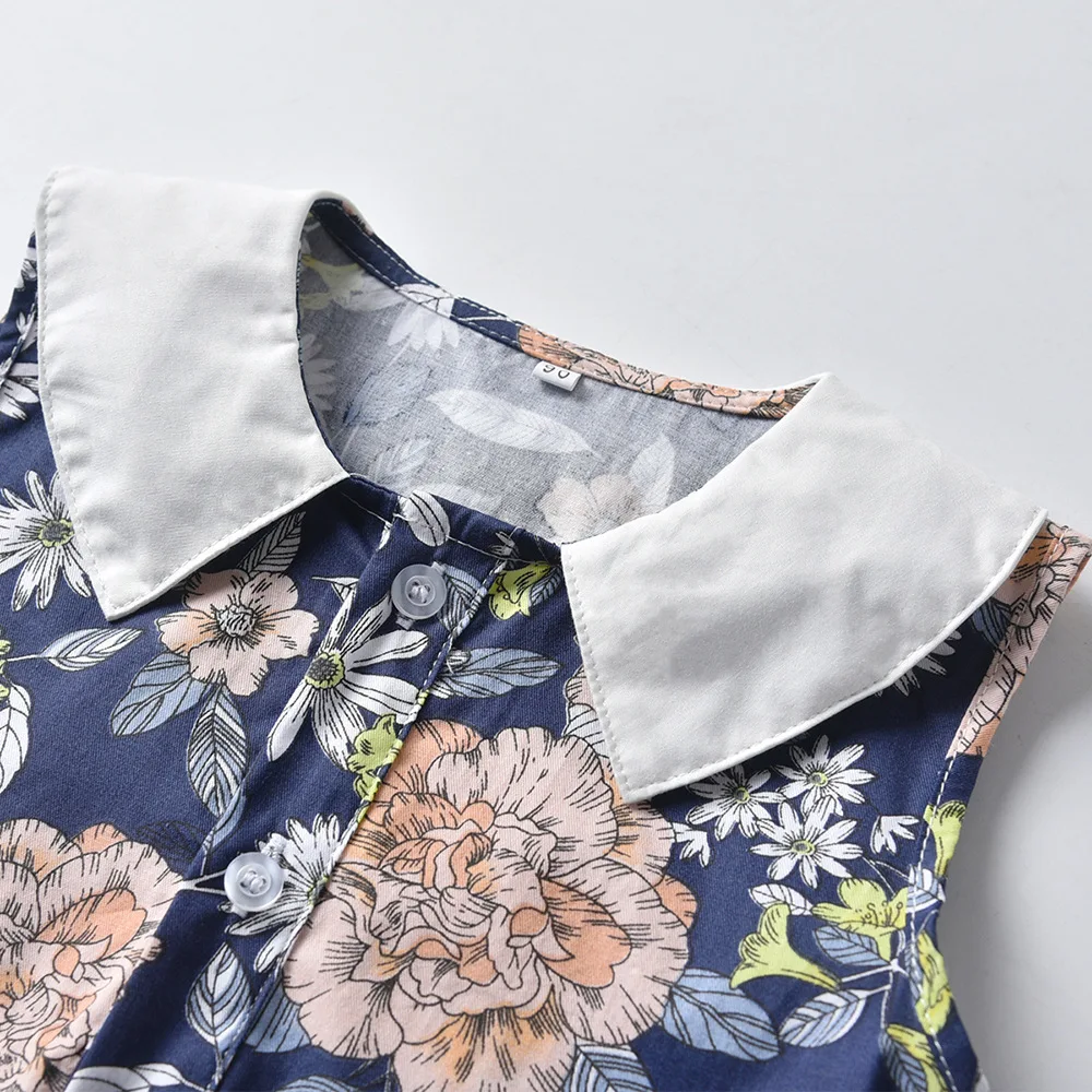 Popular promotional girls dresses kids 2022 summer dress girls wholesale girls party dresses