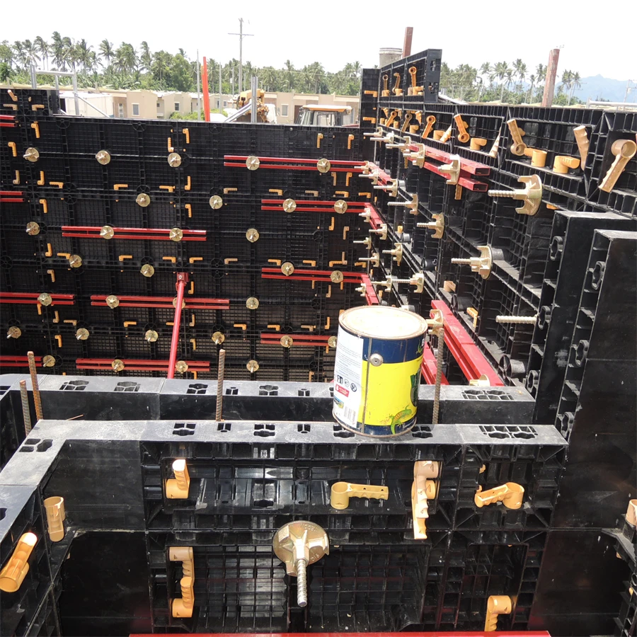 TECON Competitive Price and Long Service Time Plastic Formwork for Concrete Villa Building