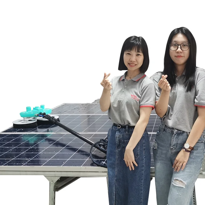 Multifit Cleaning Panel Solar Brush Extendable Glass Fiber Telescopic Pole for Solar Energy System Water Fed Cleaning Brush