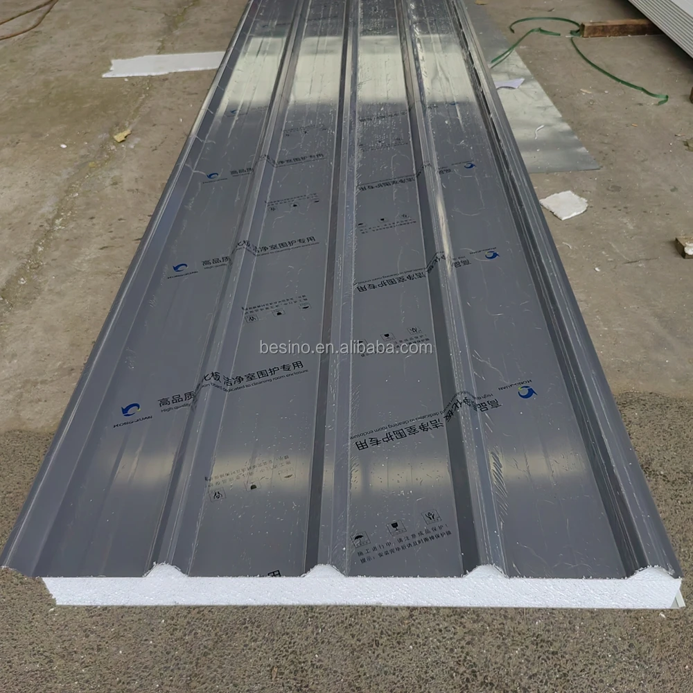 Fireproof Wholesale Easy Installation Eps Sandwich Panel Factory Insulated Metal Eps Insulated Sandwich Roof Panel