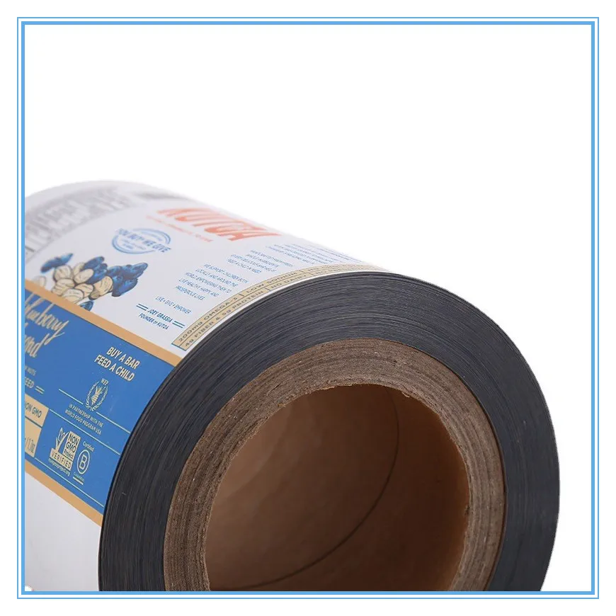Flexible printing food grade laminated packaging film roll