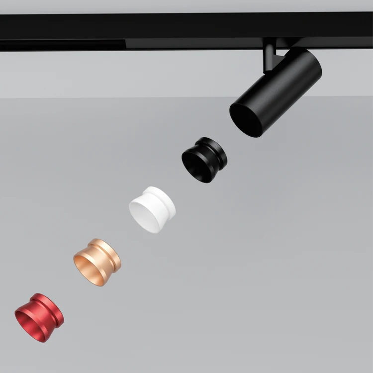 Free Sample New Design 48V Mall Jewellery Shop Tracklight Dimmable Indoor Magnetic Cob 3w Led Track Lights