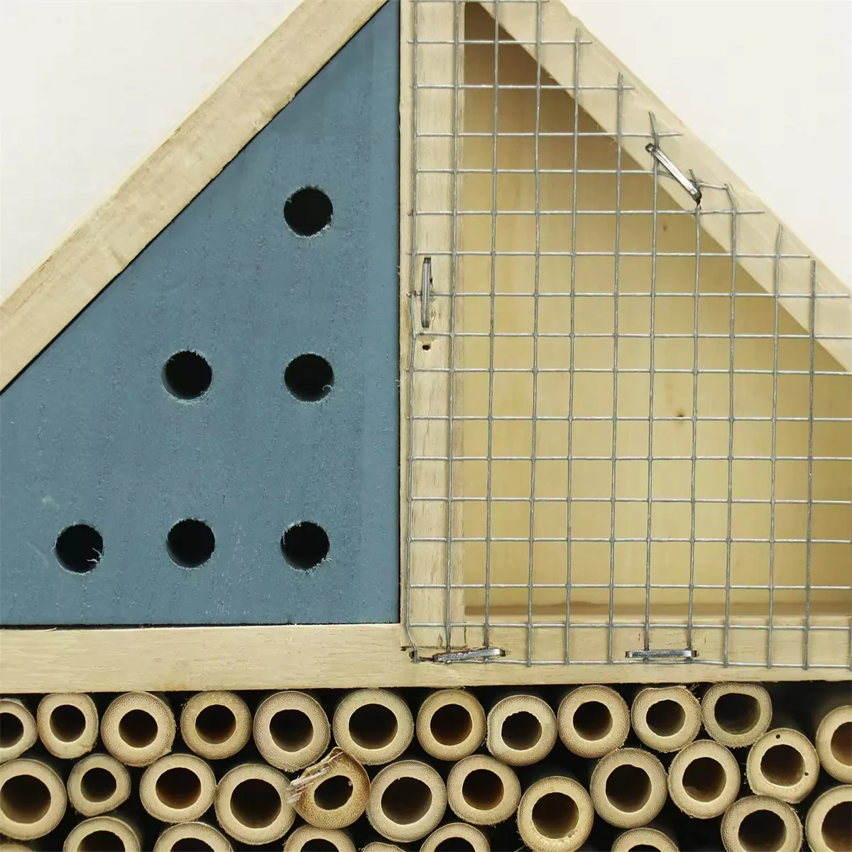 WILDMX Simple and novel bamboo tube bee bee hotel box insect bee garden wooden house