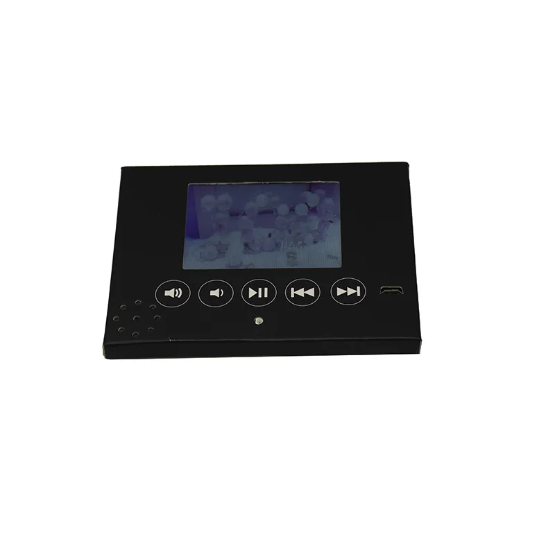 High quality 4.3 inch tft video module gift box lcd screen video brochure module player