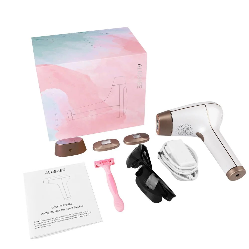 3 In 1 IPL Laser Hair Removing Machine Permanent IPL Hair Removal Device with Pluggable Skin Rejuvenation Acne Control Heads