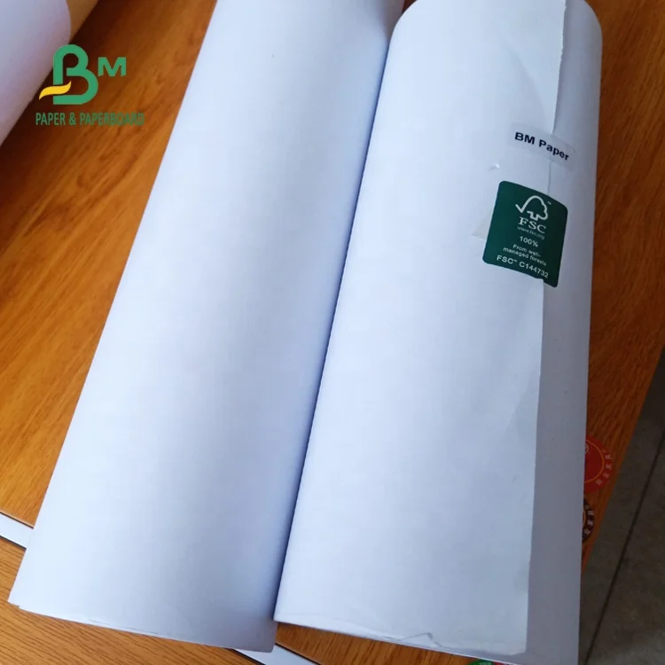 A0 A1 Size 80grams Bond CAD Plotter Printer Paper Rolls For Engineering