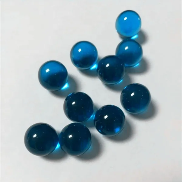 Wholesale colored transparent solid glass ball for decoration