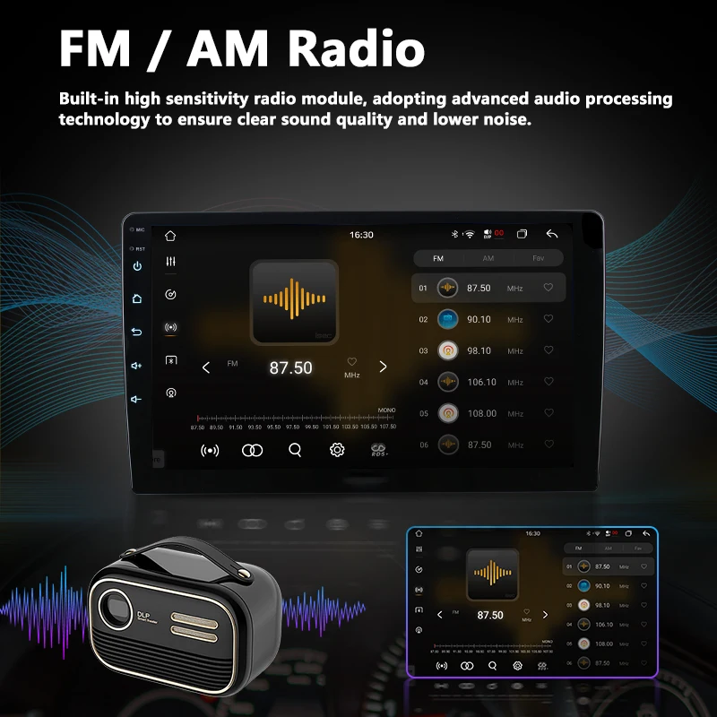 Factory N6 256GB 9/10 Inch Octa-core Android Car Radio UIS7870 QLED Screen DVD Multimedia MP5 Player WIFI Universal Dashboard