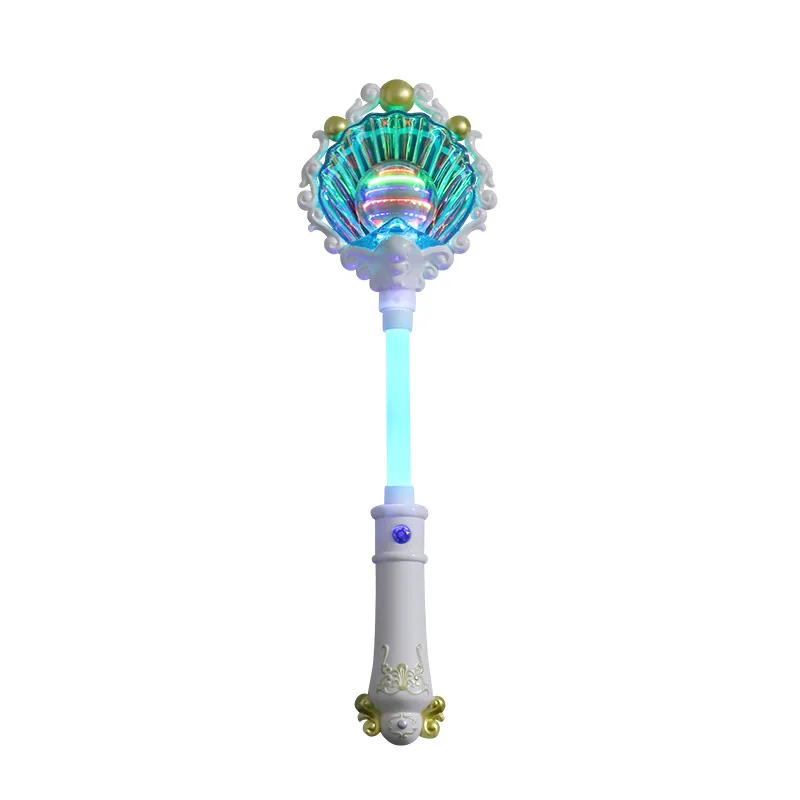 Party Wedding Concert Princess 8 Lights Fairy Magic Wand Spinning Wand Toy Plastic LED Light Up Toy Sticks For Party kids toy