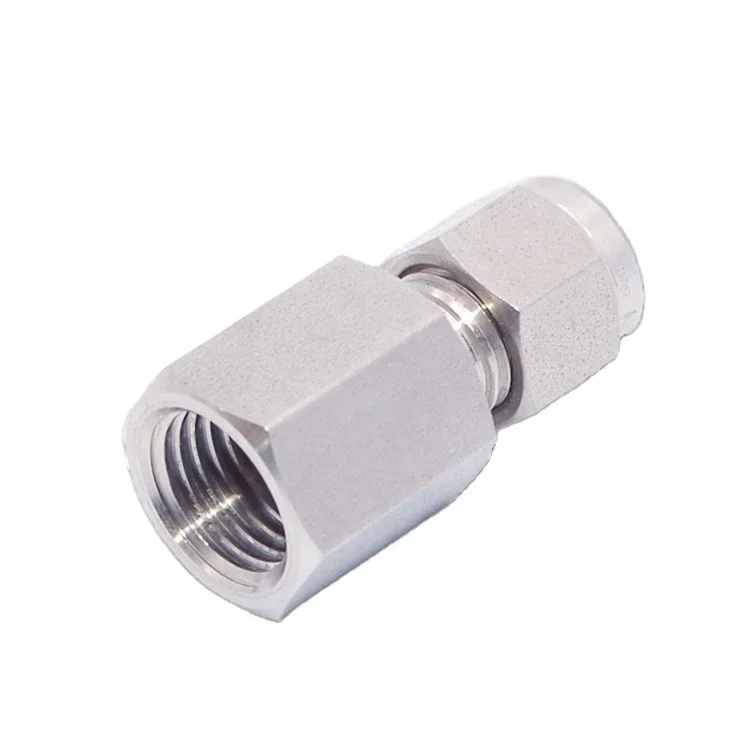 Pipe Fitting Connector AFK Stainless Steel 8mm Hexagon CE FC Forged Stainless Steel Connect 3/8 Male and Female Reducing