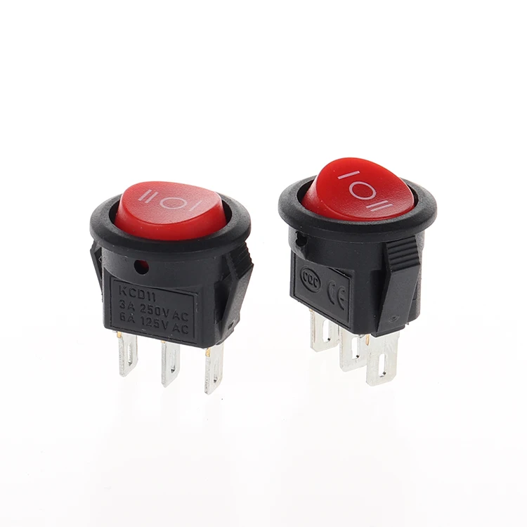Kcd11 3a 250vac 3 Pin ВКЛ/ВЫКЛ на 3-ходовой электрические игрушки «машина», «Ракета» переключатель