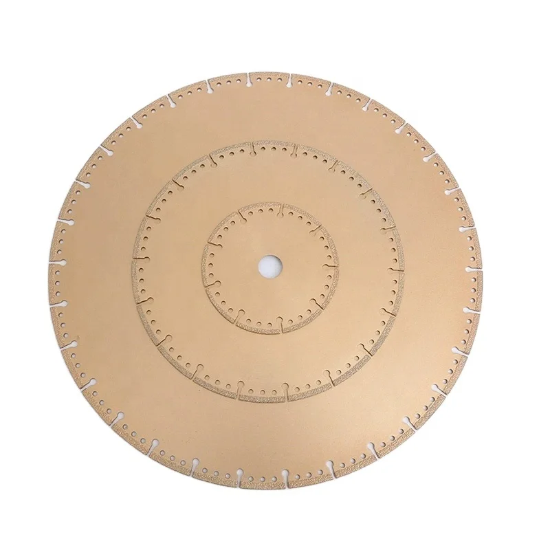 Vacuum brazed multi purpose diamond cutting disc turbo dry blades demolition blade for concrete marble steel stone