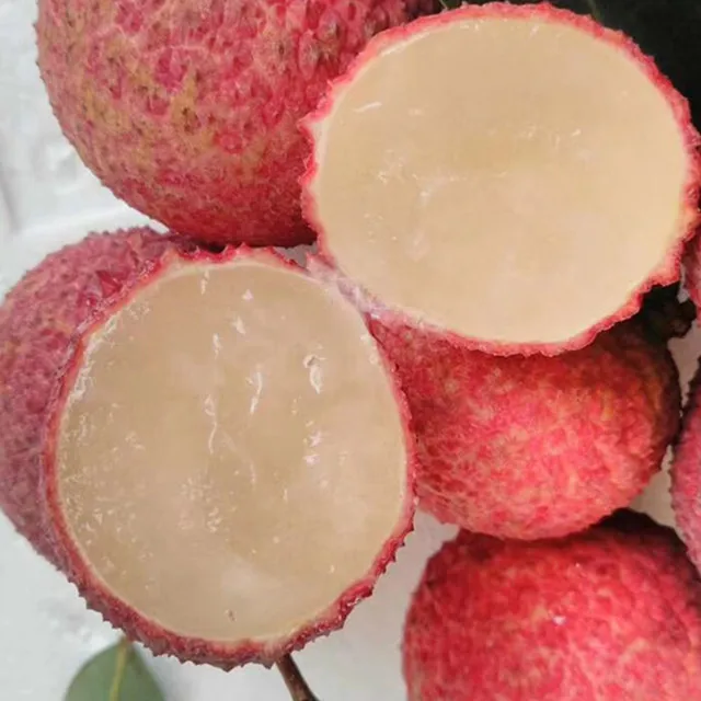 Very popular of fresh Hainan seedless litchi and seedless lychee