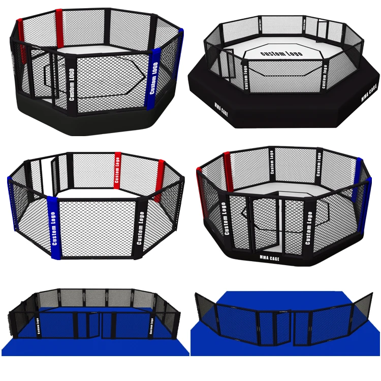Home use mma cage cheap mma cage octagon PU wrapped PVC cover fight cage for sale