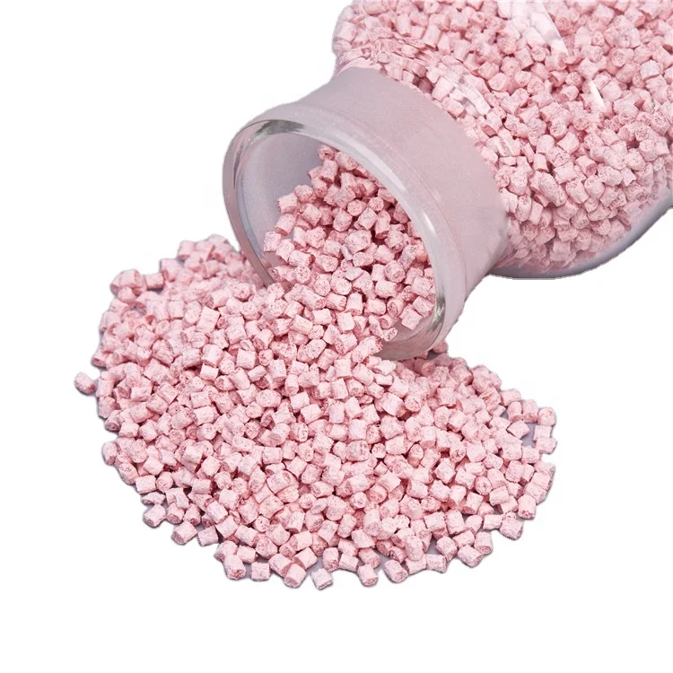 PP Carrier Pink Color Masterbatch For Handle Granules