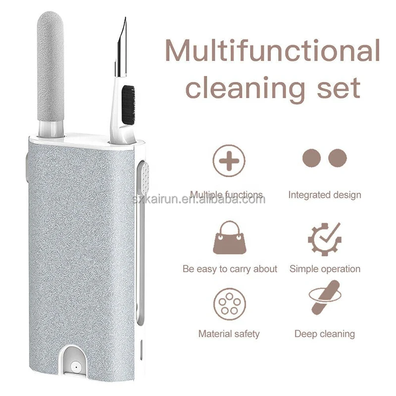 Multi Function 5 in 1 Earphone Earbud Earbud Tws Cleaner Pen Brush Cleaning Tool Kit For Airpod Airpods Air Pods Airdots Cleaner