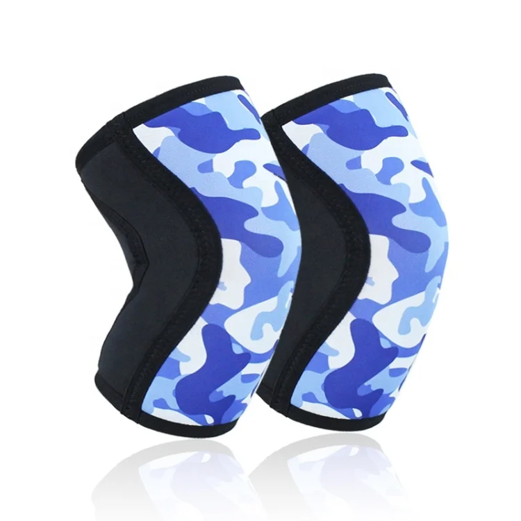 High Quality CR 7mm Neoprene Knee Sleeve Support and Compression Knee Brace  for Powerlifting