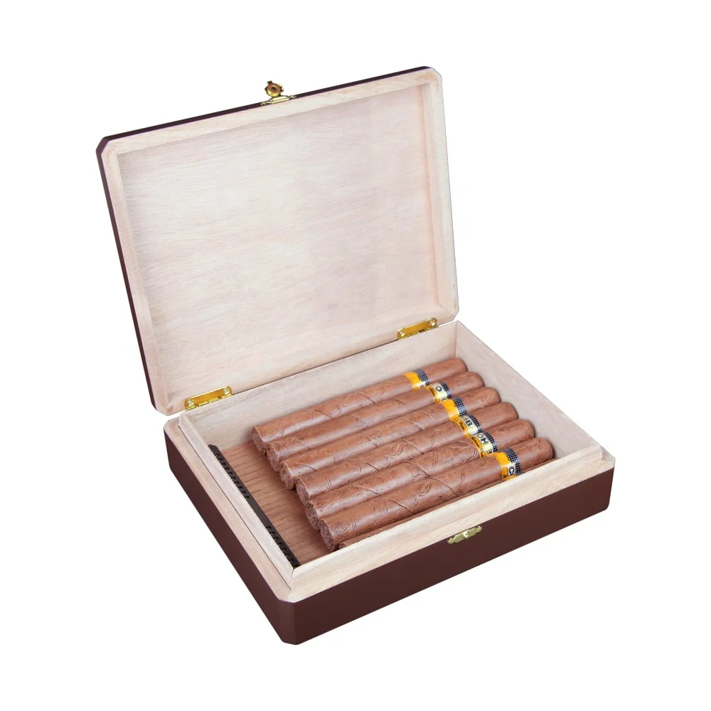 Factory Direct Offer Premium luxurious spanish cedar Raching Cigar cabinet Cigar humidor