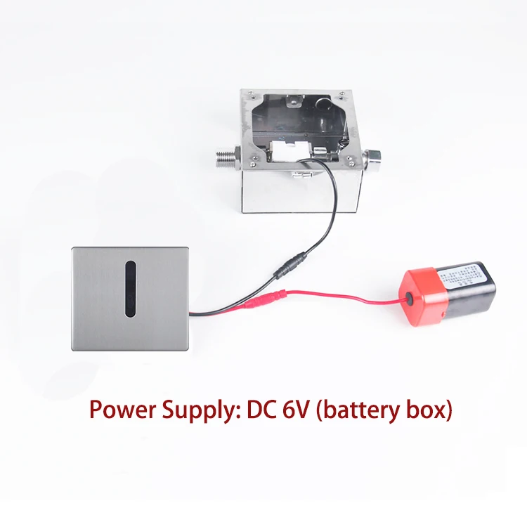 HY-321D Automatic Sensor Urinal Flush Valve Touchless Wall-Mounted Brass Flusher for Bathroom