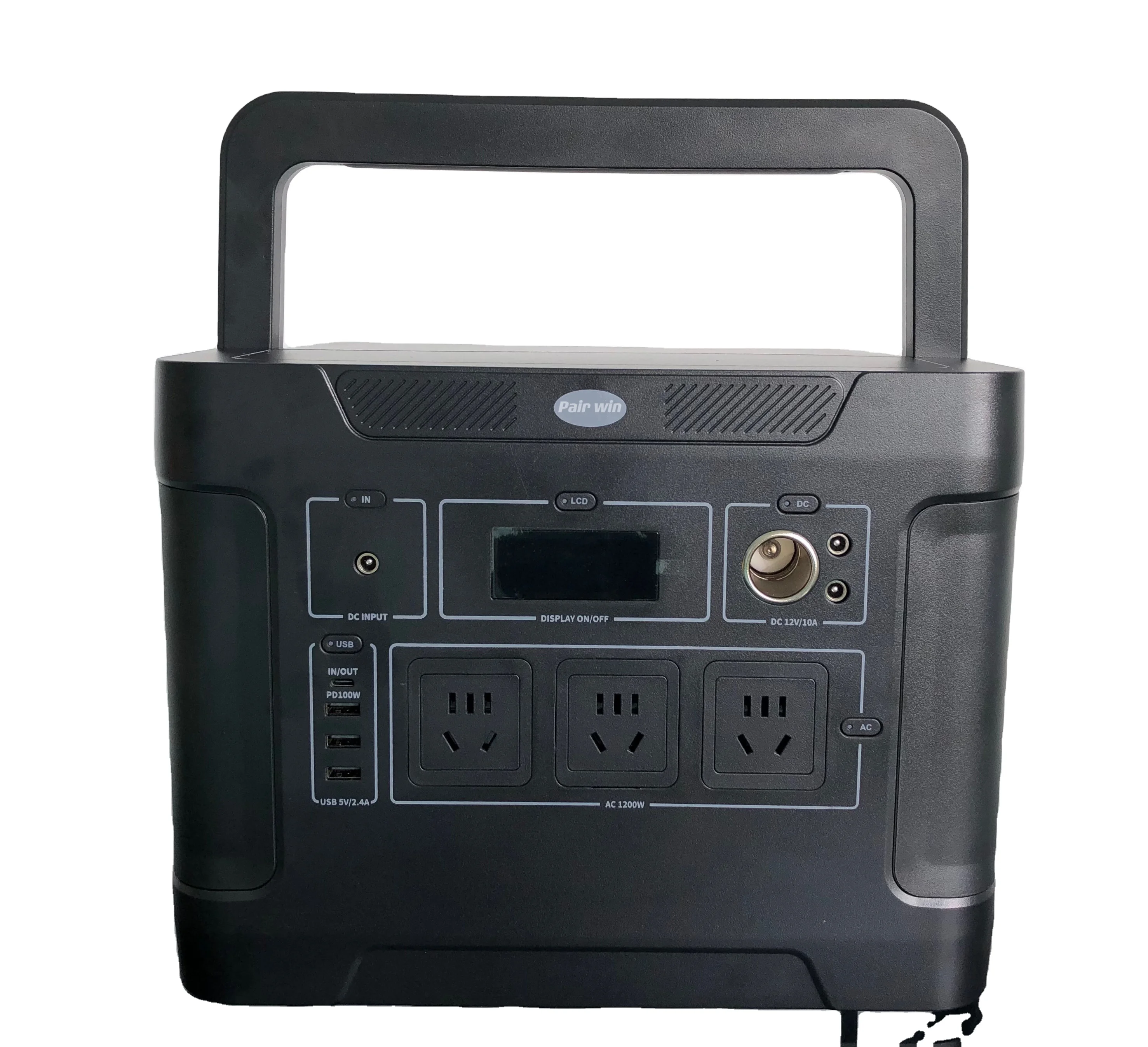 1000w HIgh capacity  AC DC USB portable power station generators with LED Camping HIgh capacity emergency power