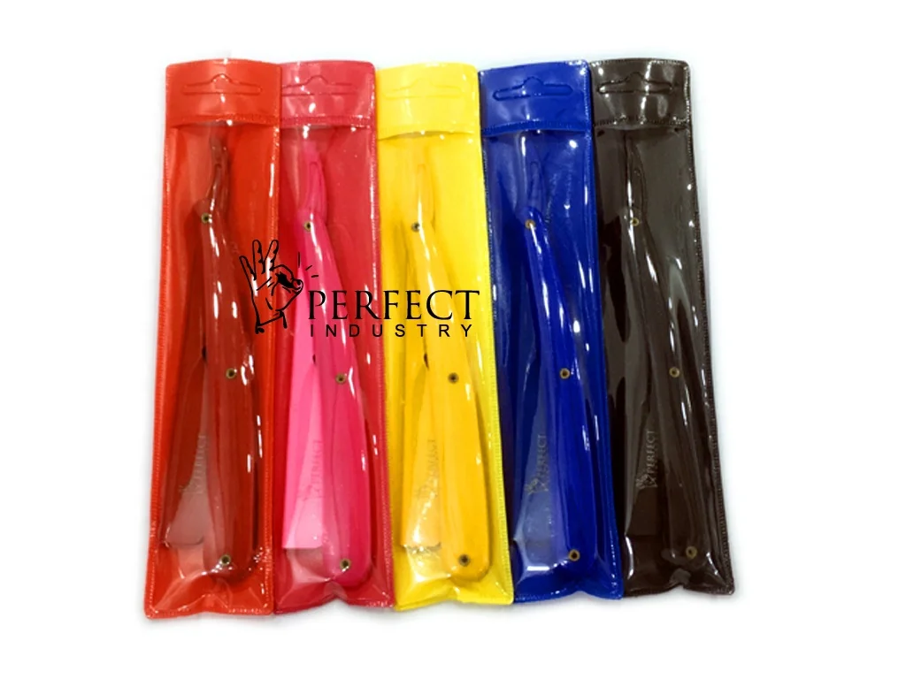 barber choice plastic handle shaving razors / barber accessories shaver folding knife shaving supplies plastic handle razors
