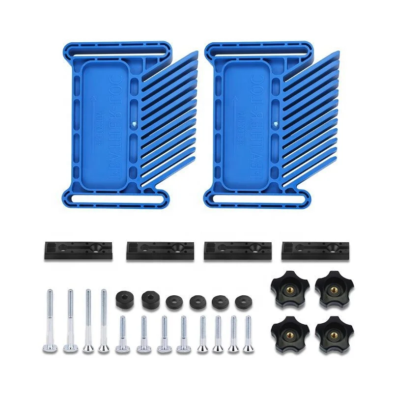 2pcs Woodworking Plastic Miter Gauge Tools Feather Boards for Router Table Saw and Cutting