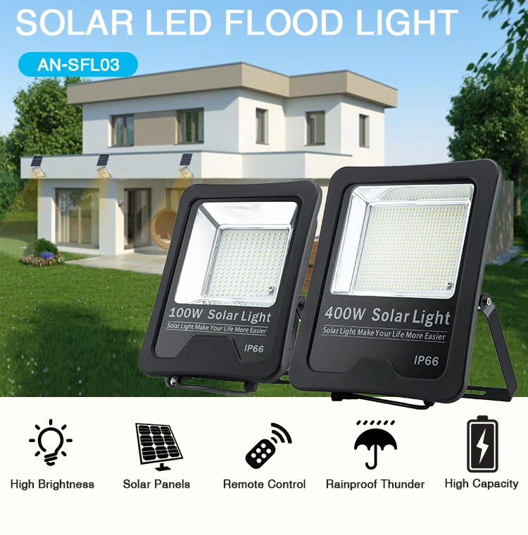 Most popular solar flood light 240w 250w 350 watt motion sensor led flood light