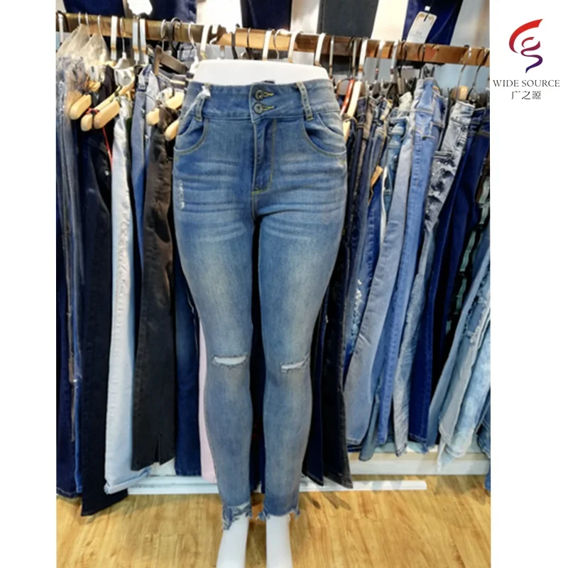 GZY FREE Shipping High Waist Jeans For Women Slim Stretch Denim Jeans Bodycon Tassel Belt Bandage Skinny Push Up Jeans Women