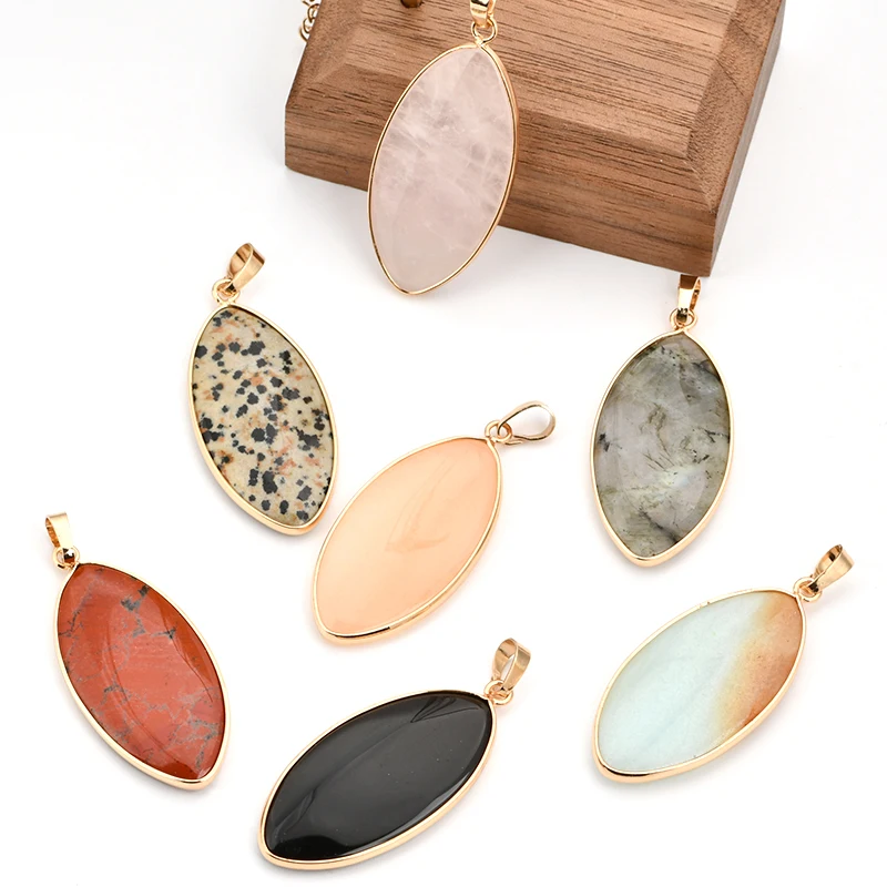 Fashion Trendy Jewelry Gem Stone Pendant Gemstone Pendant