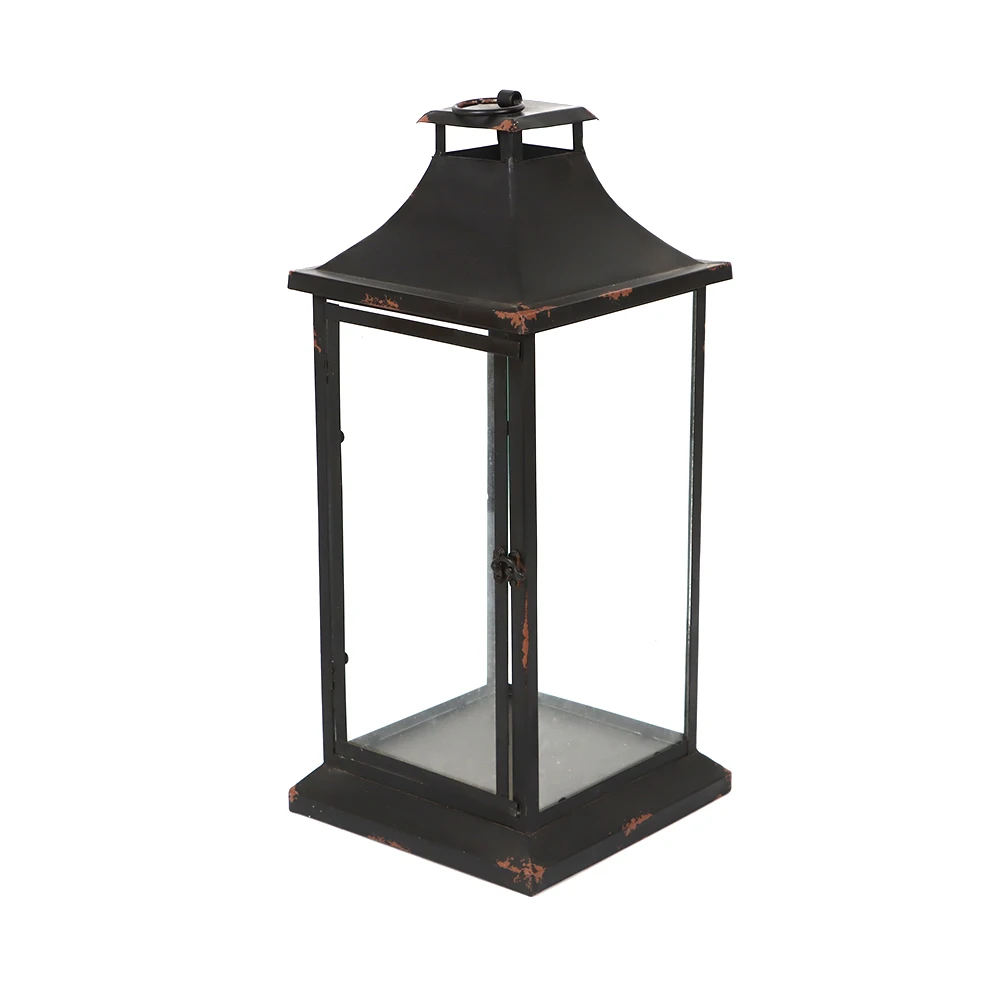 Other Garden Supplies Decorative Rustic Metal Lanterns And Candle Jars Outdoor Lantern Home Assesories