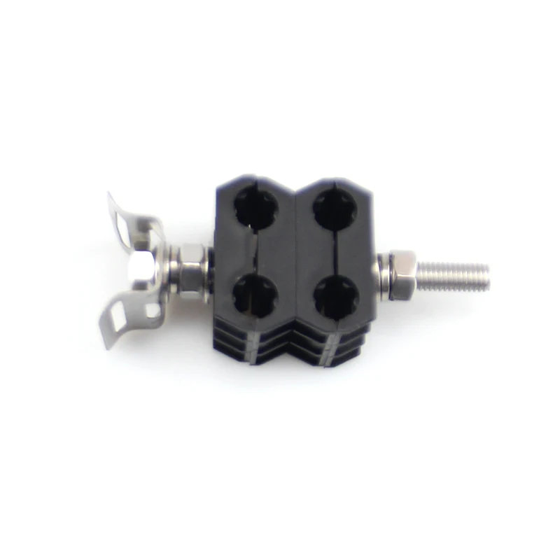 telecommunication passivated surface treatment china rf twin coaxial superflex smooth cable feeder clamp for telecom industry