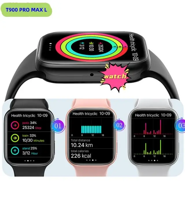 2023 New T900 Pro Max L Big Smartwatch Serie 8 Reloj Inteligente T900ProMax T900Pro Smart Watch