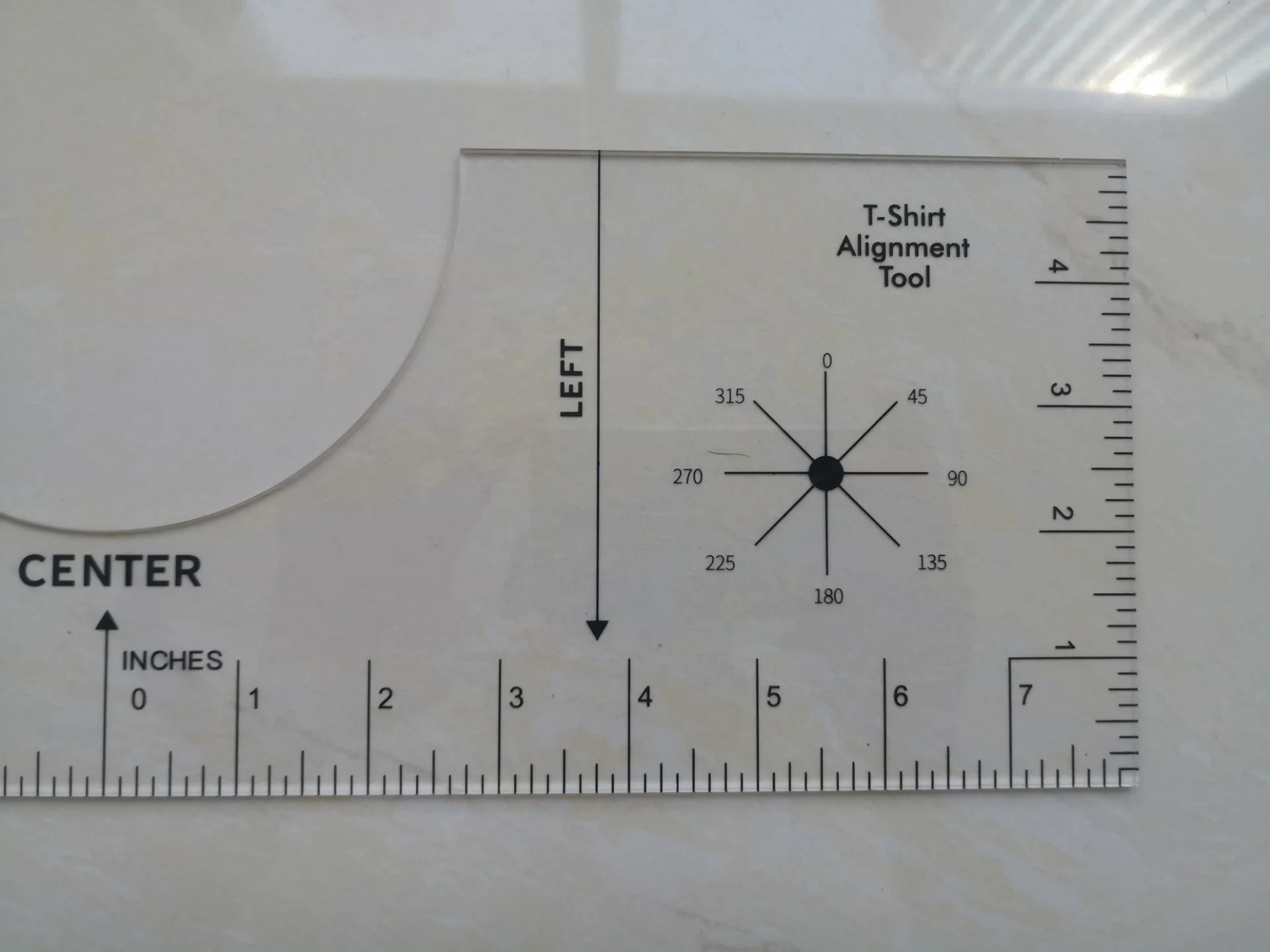 T-Shirt Acrylic Ruler Tshirt Ruler Guide for Vinyl, Shirt Alignment,Transparent T Ruler