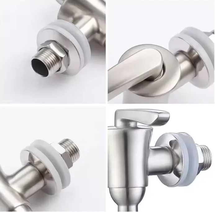 Steel Beverage Juice Dispenser Replacement Wine Barrel Spigot Beer Faucet