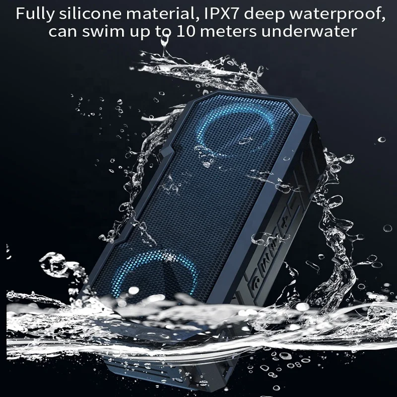 Portable Speaker Wireless Wholesale IPX7 Deep Waterproof Mobile Phone Accessories Car Mini Subwoofer Dj Speaker Box