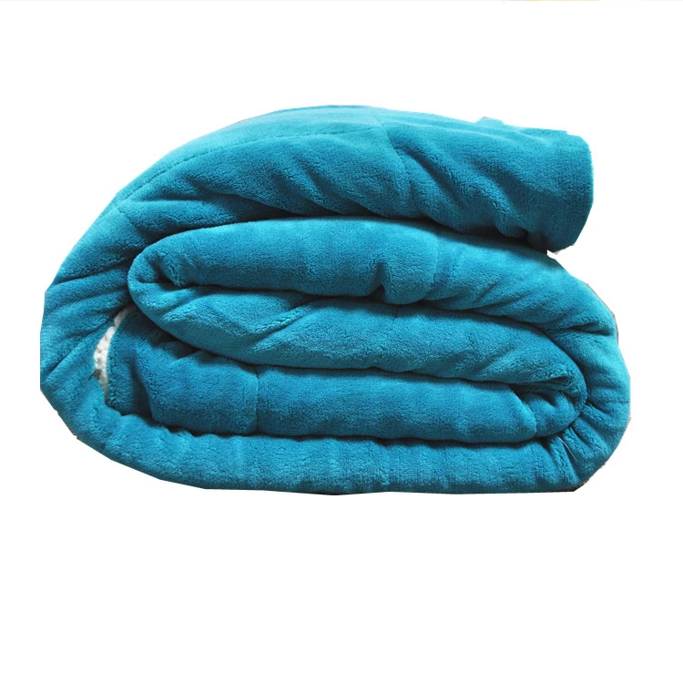 Home Coverlet  Quilted Plaid Flannel velvet Patchwork Quilt