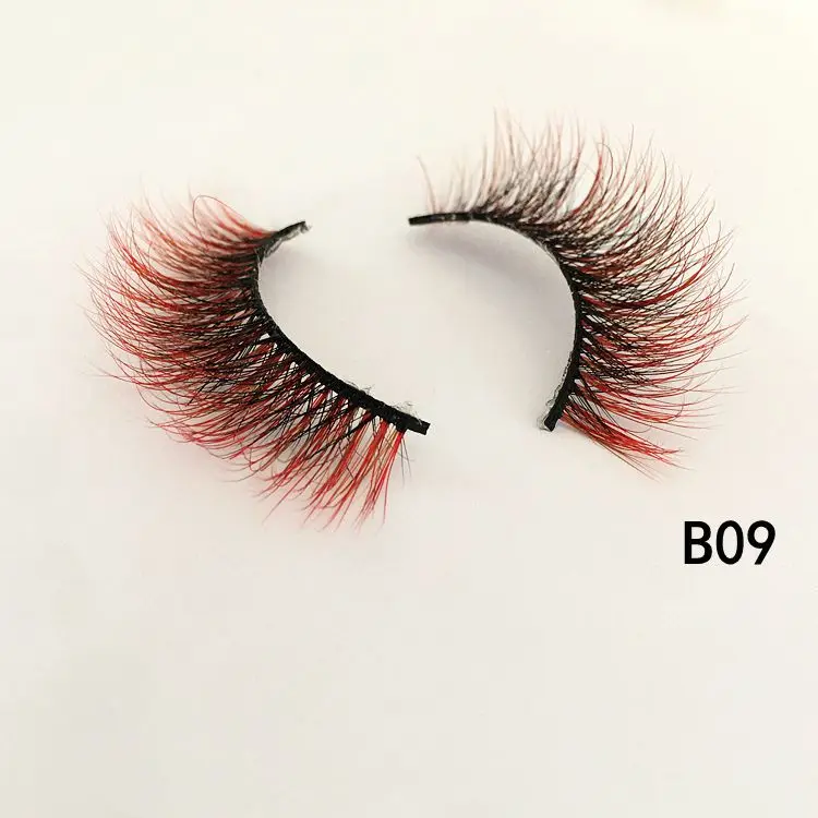 Color Exaggerated 3d Three-dimensional Mink False Eyelashes 3d Thick Cross Eyelashes