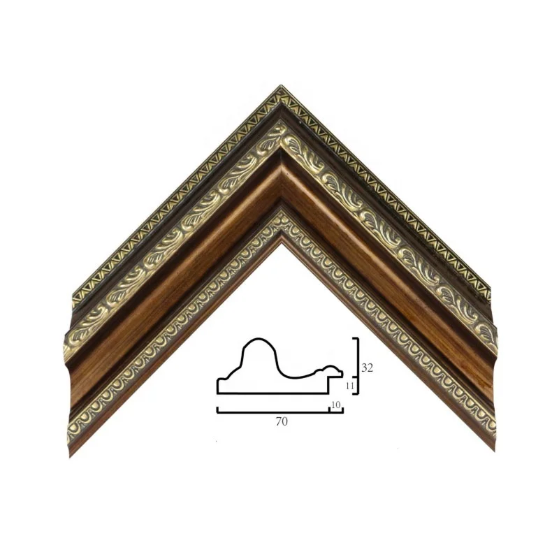 
Custom Antique Ornate Baroque Plastic Painting Frame Moulding 