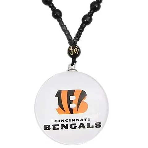 Wholesale NFL 32 teams New England Patriots Buccaneers necklaces glass pendant bead chain sweater chain