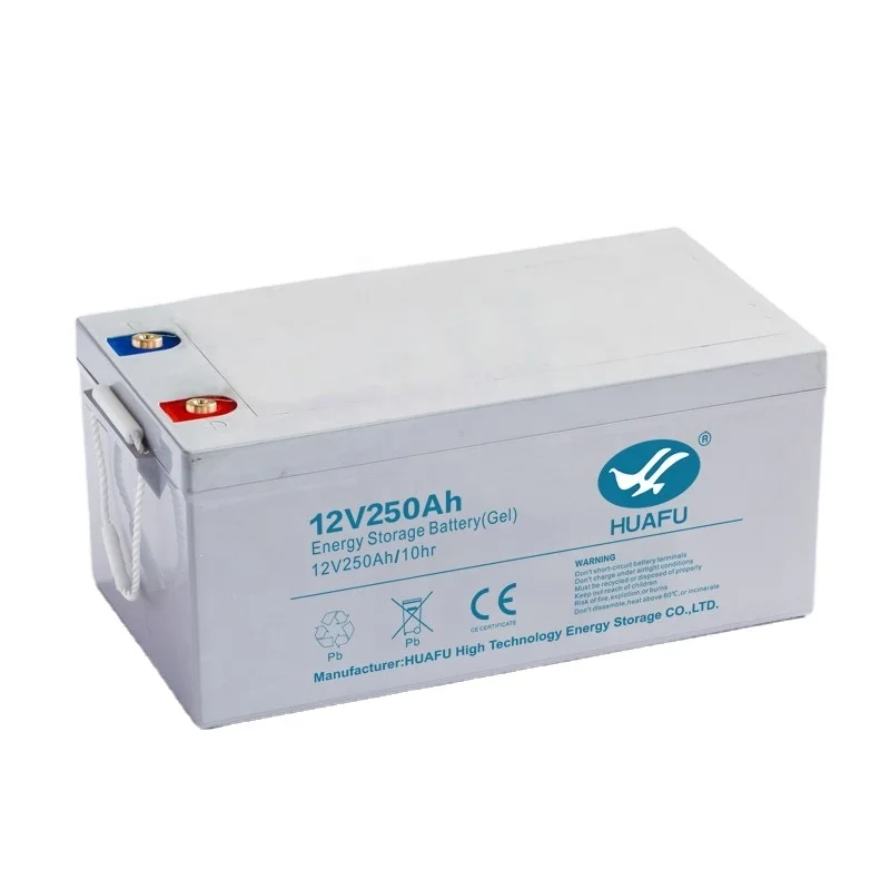 HUAFU 12V Battery Gel 100Ah 120Ah 150Ah 200Ah 250Ah Deep Cycle Battery AGM Sealed Lead Acid Battery For Solar System