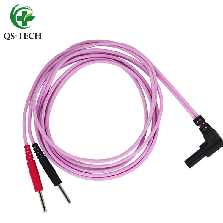 Factory Direct Customized Professional Electrode Cable Safety Plug 2.35mm Tension Cable with Tension Devi