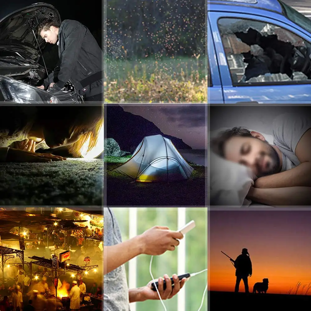 Best price outdoor usb waterproof portable camping light led rechargeable torch flashlight