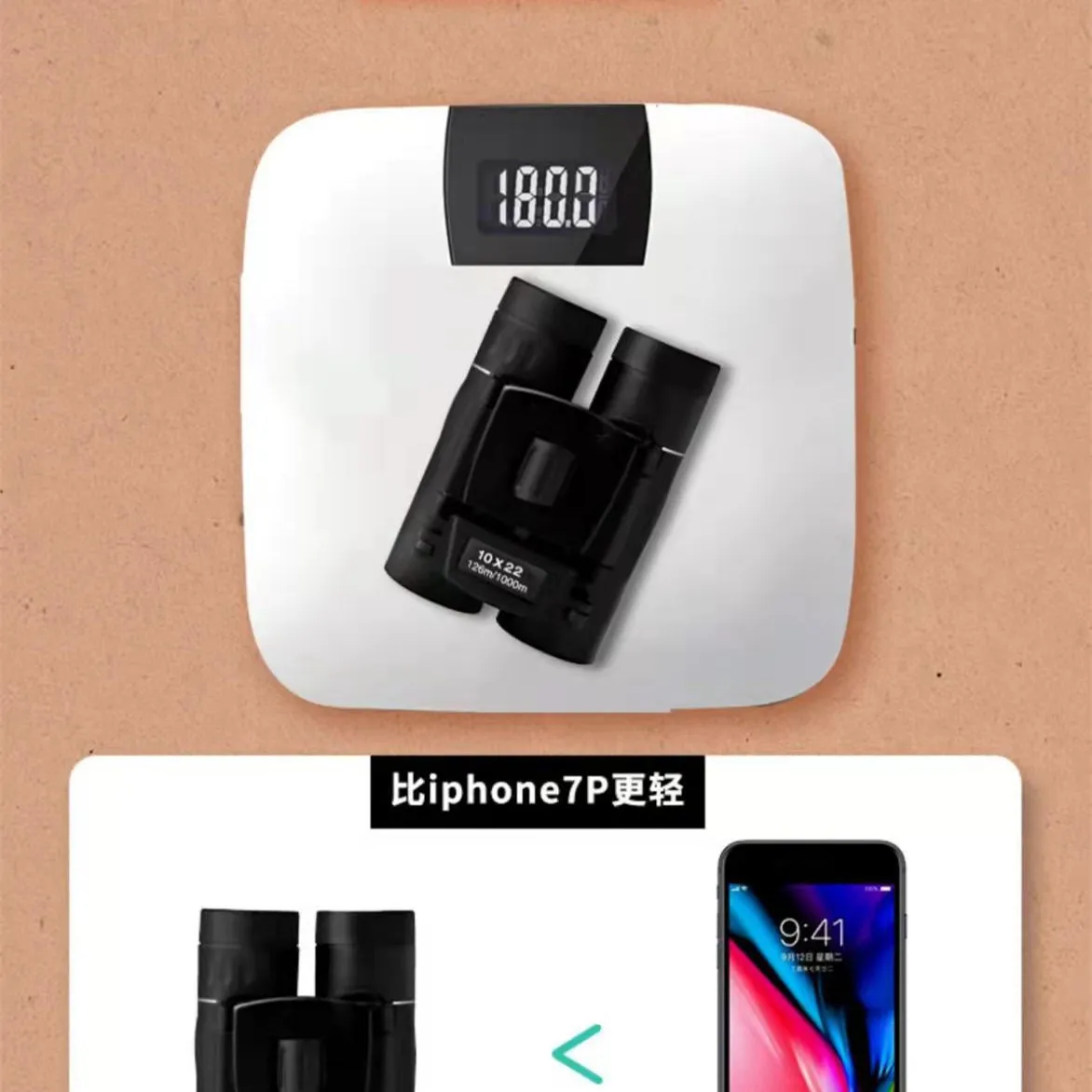 Hot selling Factory direct sales binoculars high power HD folding night vision mobile phone photo outdoor binoculars