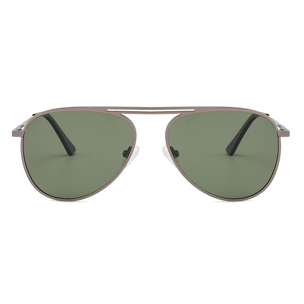 VIFF GLT9002 Premium Military Style Classic Sunglasses Stainless Steel Polarized Sunglasses