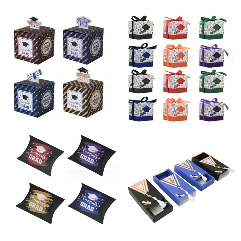 Европейская докторская шляпа, праздничная коробка для выпускных вечеров